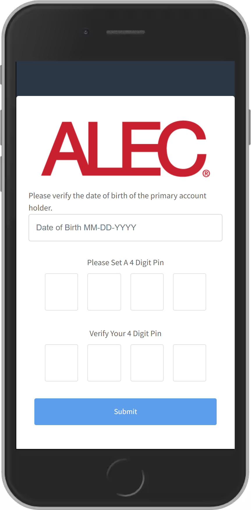 Step 2: Create your 4-digit PIN